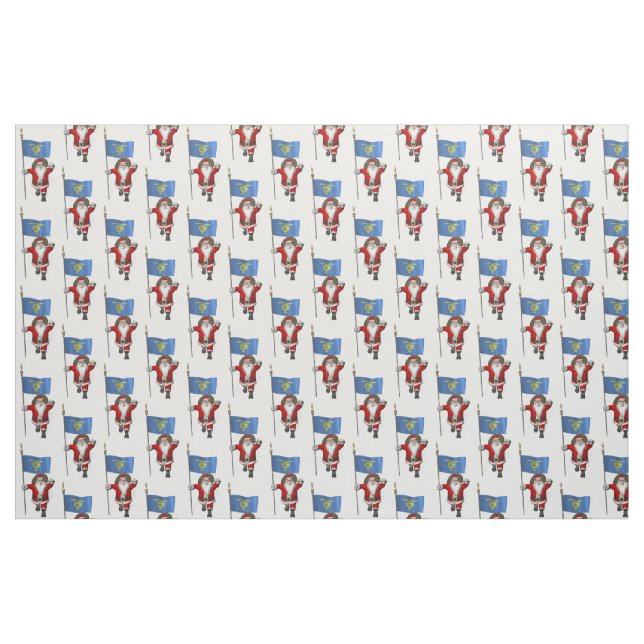 Santa Claus Comes To Oregon Fabric (Fat Quarter)