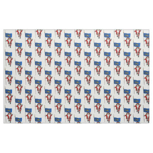 Santa Claus Comes To Pennsylvania Fabric
