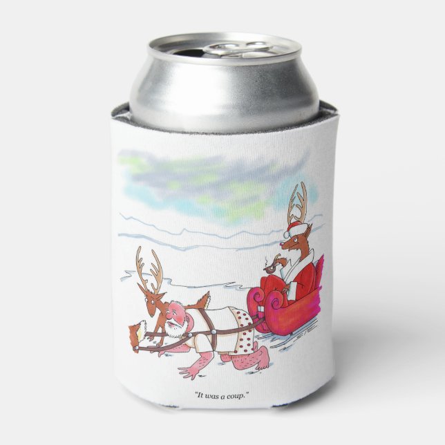Santa Claus Coup can cooler (Can Front)
