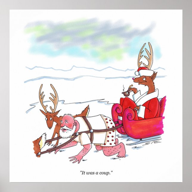 Santa Claus Coup matte poster (Front)