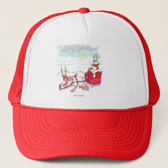 Santa Claus Coup trucker hat (Front)