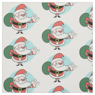 Santa Claus custom fabric