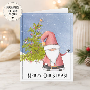 Santa Claus Customer Christmas Card