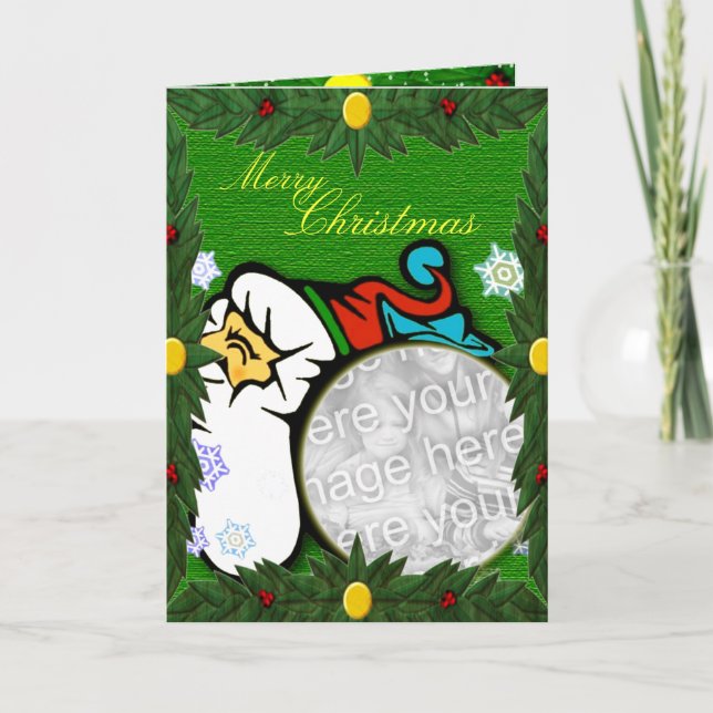 Santa Claus Customizable Card (Front)