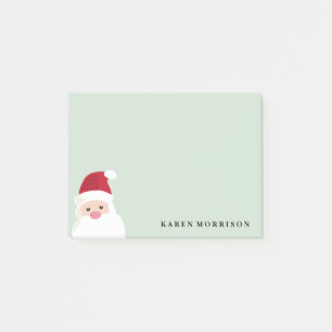 Santa Claus Customizable Holiday Post It Post-it Notes