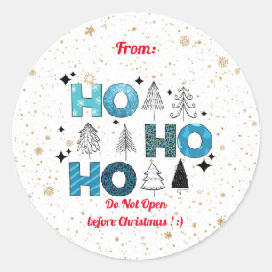 Santa Claus Customize Classic Round Sticker