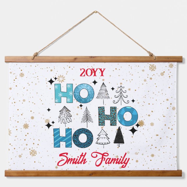 Santa Claus Customize Hanging Tapestry (Front)