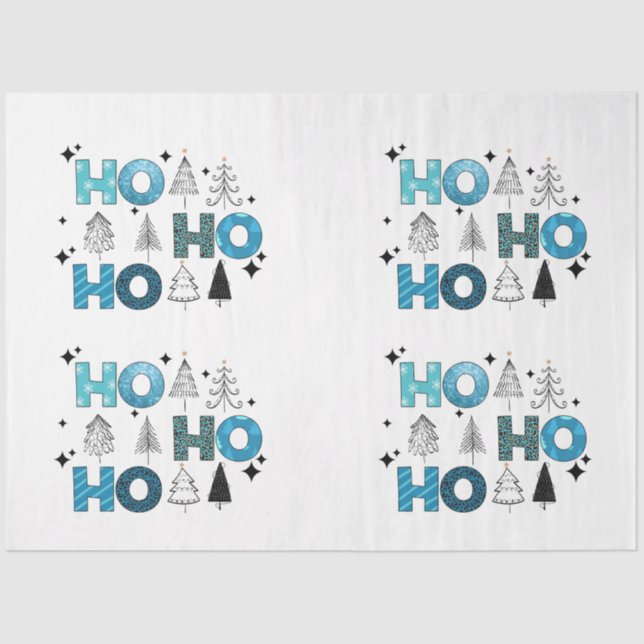 Santa Claus Customize Tissue Paper (Front)