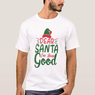 Santa Claus December Presents Reindeer Family Chri T-Shirt