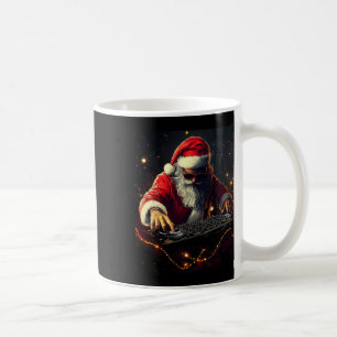 Santa Claus Dj Hip Hop Music Christmas Vibes Funny Coffee Mug