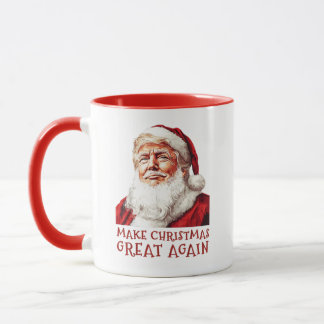 Santa Claus Donald Trump Make Xmas Great Again Mug
