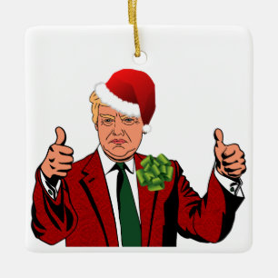 santa claus donald trump ornement de noël