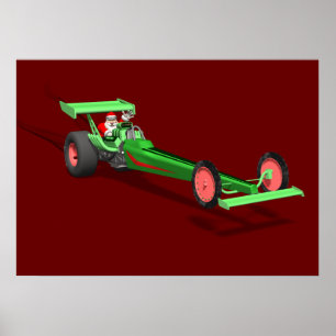 Santa Claus Drag Race Poster