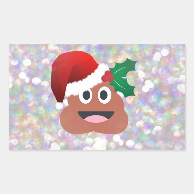 santa claus emoji sticker (Front)