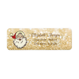 Santa Claus, Étincelle, Snowflakes, Glittery Bokeh