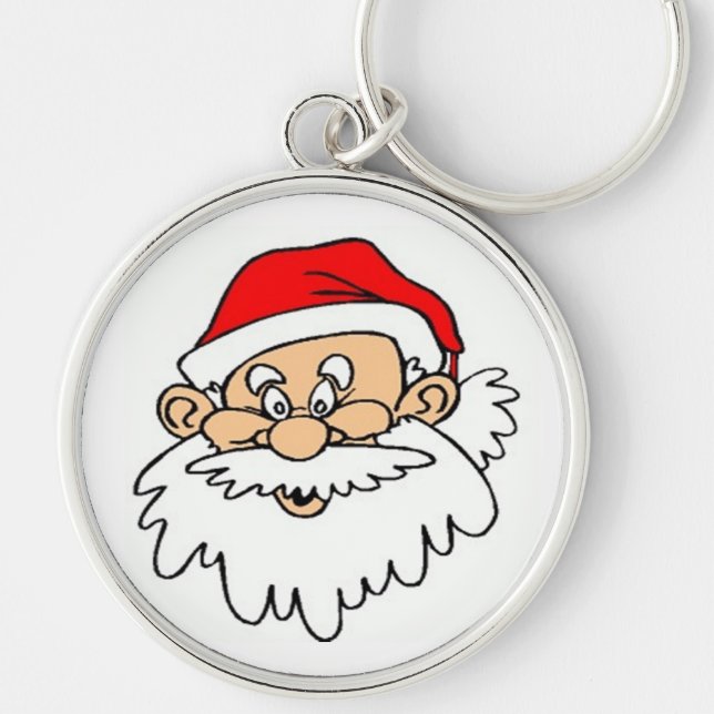 SANTA CLAUS FACE KEYCHAIN (Front)