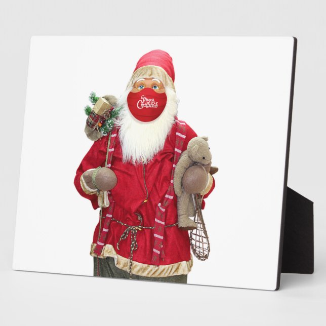 Santa Claus Face Mask Plaque (Side)