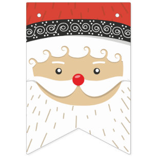 Santa Claus/Father Christmas Bunting Flags