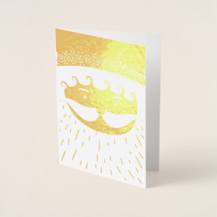 Santa Claus/Father Christmas Foil Card