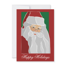 Santa Claus Flat Note Card