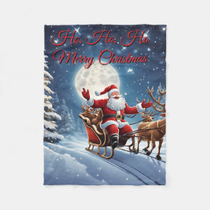Santa Claus Fleece Blanket