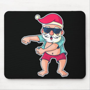 Santa Claus Floss Dance Christmas X-mas Gift Mouse Pad