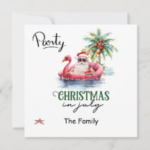 Santa Claus for Christmas in July