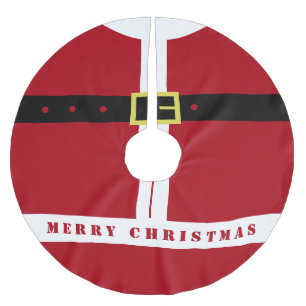 Santa Claus Funny Christmas Tree Skirt