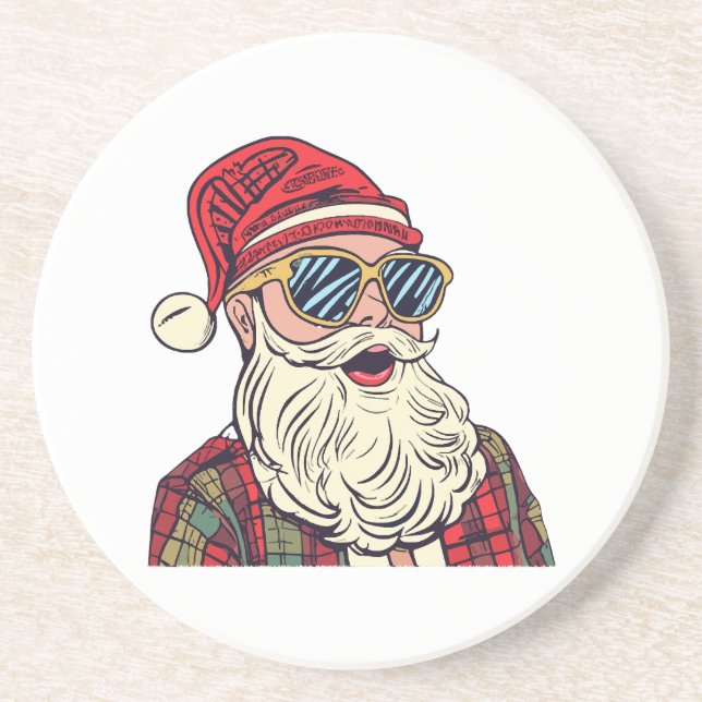 Santa Claus - Funny Coaster (Front)