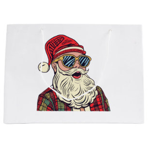 Santa Claus - Funny Large Gift Bag