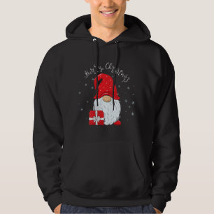 Santa Claus Garden Gnome Merry Christmas Boys Girl Hoodie