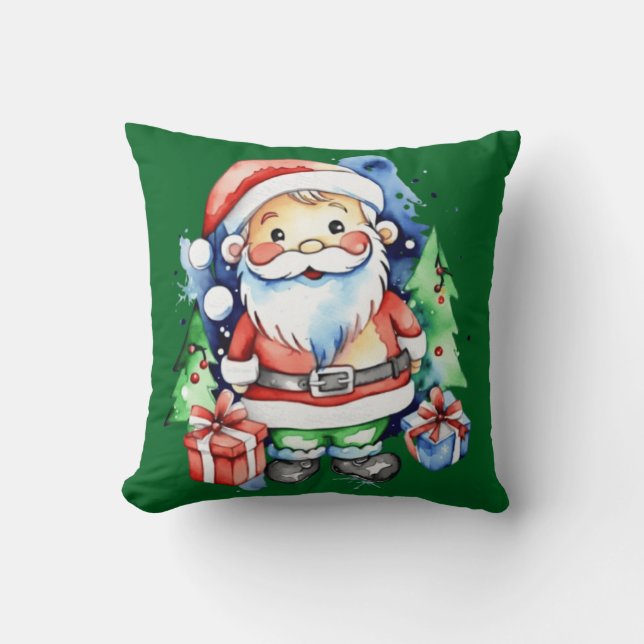 Santa Claus gift ideas  Throw Pillow (Front)