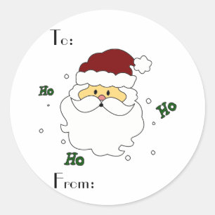 Santa Claus Gift Tags