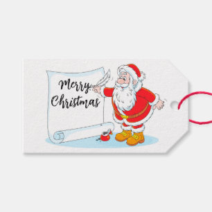 Santa Claus Gift Tags