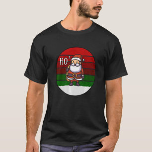 Santa Claus Ho Ho Ho XMas Vintage Retro  T-Shirt