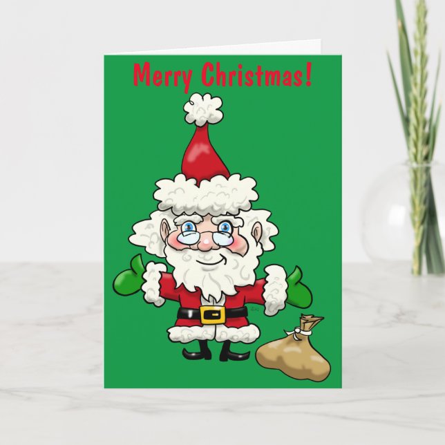 Santa Claus Holiday Card (Front)