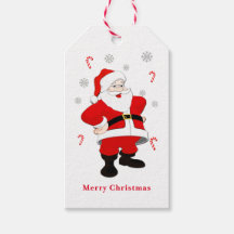 Santa Claus Holiday Gift Tag