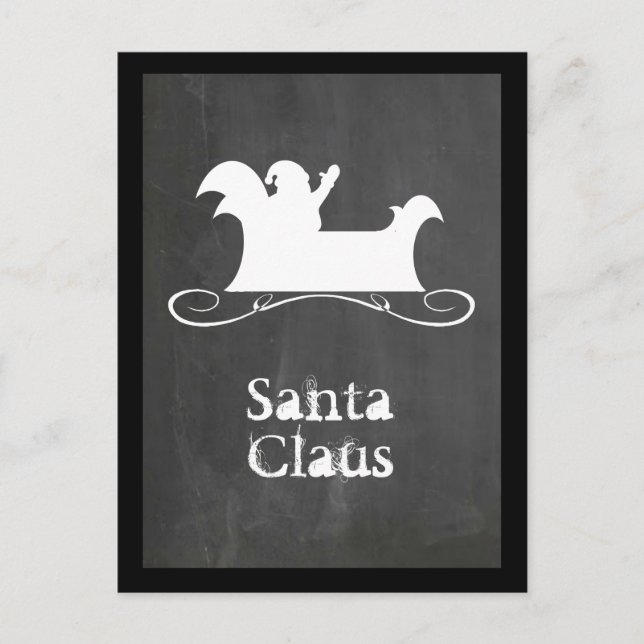 Santa Claus Holiday Postcard (Front)