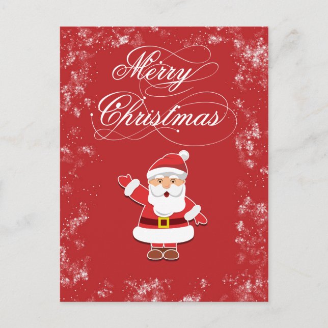 Santa Claus Holiday Postcard (Front)