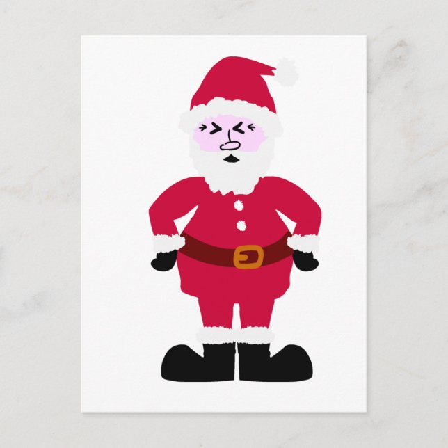Santa Claus Holiday Postcard (Front)