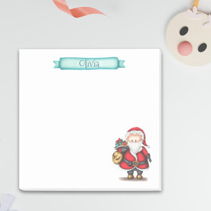 Santa Claus Holidays Personalized Post-it Notes