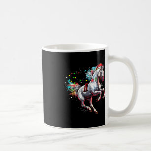 Santa Claus Horse Christmas Art Horse Riding Dress Coffee Mug