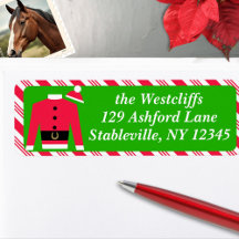 Santa Claus Horse Racing Jockey Silks Personalized