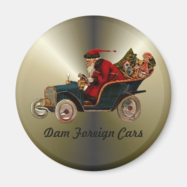 Santa Claus Humour Magnet (Front)
