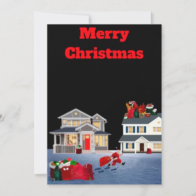 Santa Claus Hustle Card (Front)