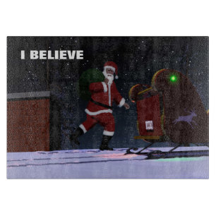 Santa Claus - I Believe Cutting Board