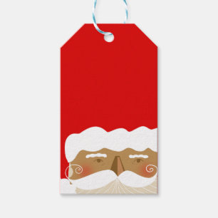 Santa Claus Illustration Holiday Christmas     Gift Tags