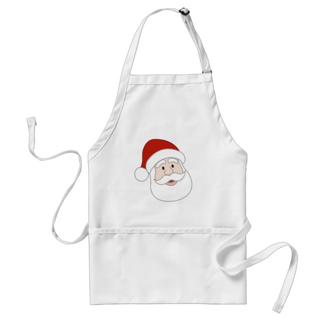Santa Claus Illustration Standard Apron (Front)