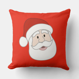 Santa Claus Illustration Throw Pillow