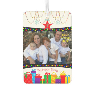 Santa Claus in Central Park NY PHOTO INSERT Card - Air Freshener